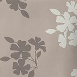 Venilia Tischdecke Style Taupe mit Blumenmuster, Meterware.