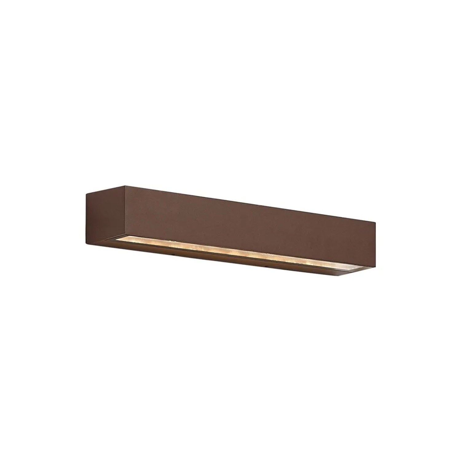 QAZQA Industrielle Außenwandleuchte RostBraun 38cm inkl  LED IP65 Hannah