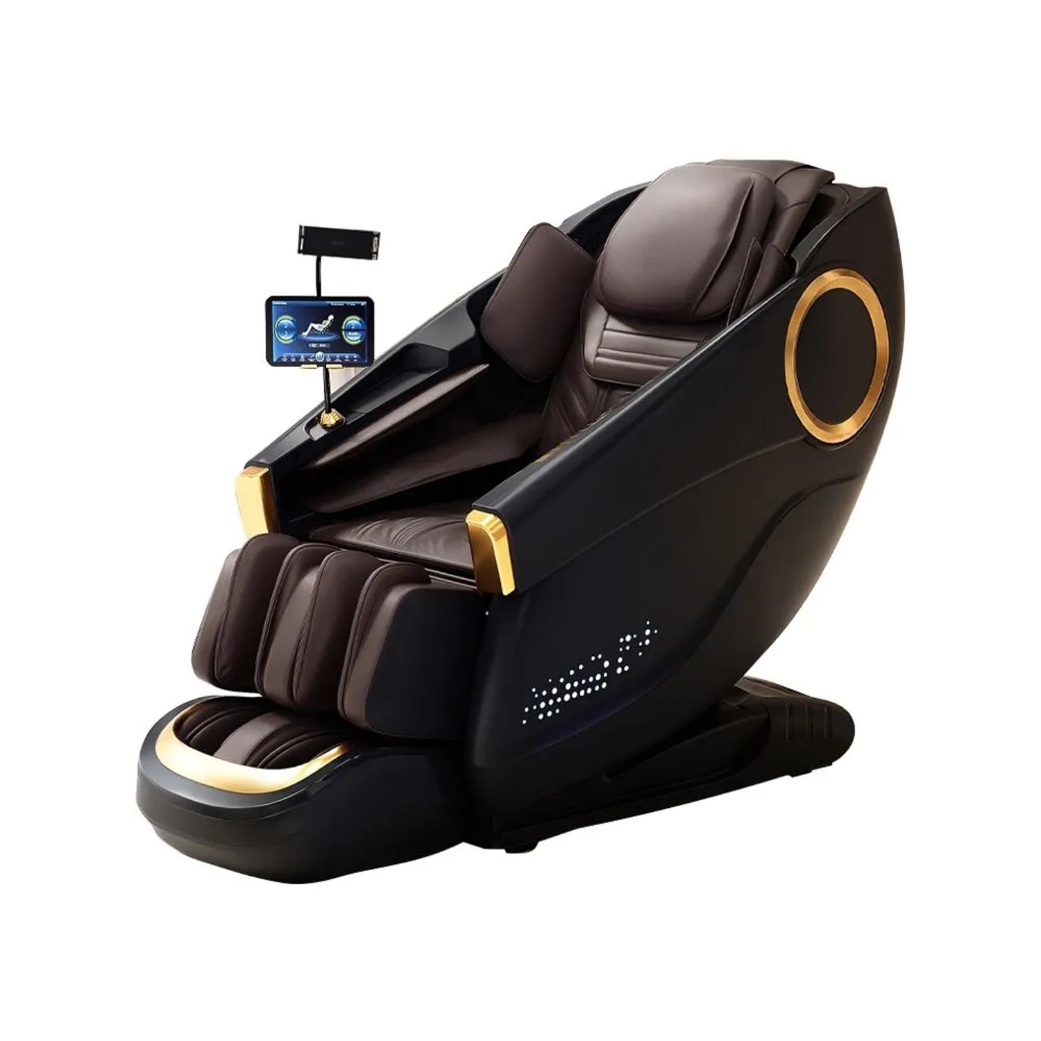 360Home Massagesessel Massagestuhl Zero Gravity für Ganzkörper mit Heizung SL Track Thai Stretch Massagestuhl Bluetooth ...