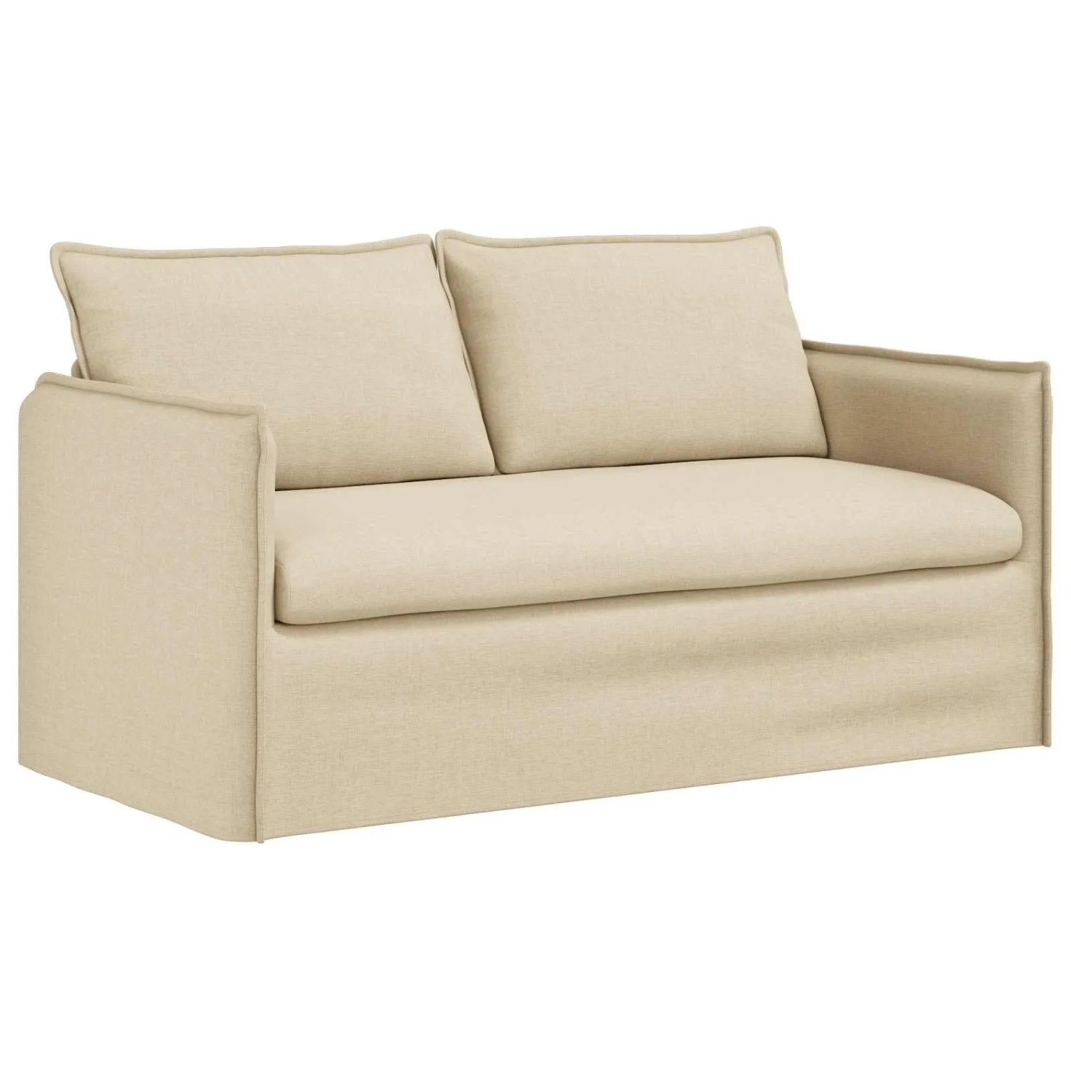 vidaXL Sofa Creme 156 x 82 x 85 cm Stoff 42024523