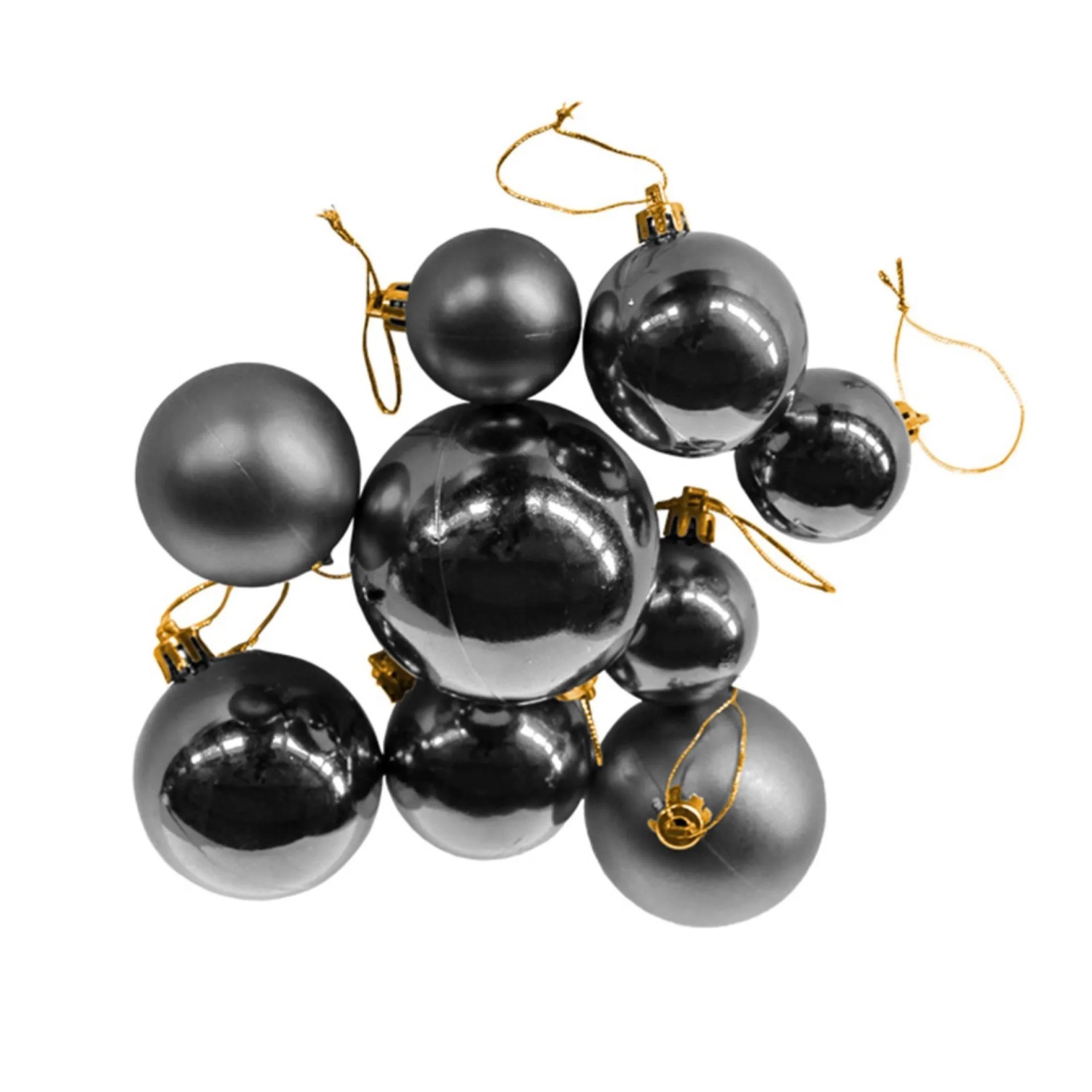 Lex Christbaumkugeln 30 Stück Silber Weihnachtskugeln Box Weihnachtsdeko Baumschmuck