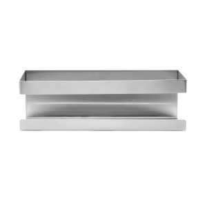 Schöner Wohnen Wandablage Meleto aus Edelstahl, matte Optik. Badablage zur Wandmontage.