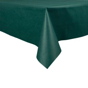 Grüne Sensalux Vlies-Tischdecke, 1,18x2,5m, abwaschbar und wasserabweisend.