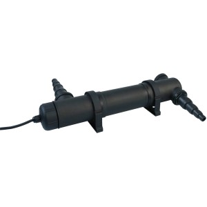 Ubbink AlgClear UV-C 5.000 7 W für klare Teiche, zur Algenbekämpfung in Teichfiltern.