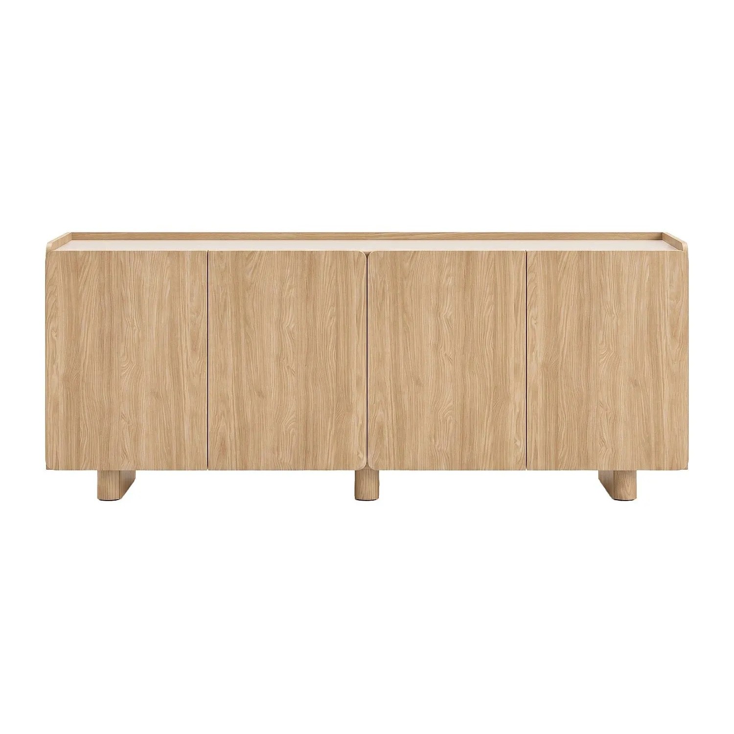 Vente-unique Sideboard Nozylo Beige  Naturfarben Hell 200 cm