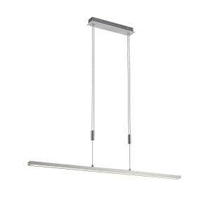 Lucande LED Myron 9624568 Dimmbar Modern in Alu aus Aluminium 1-flammig Wohnzimmerleuchte