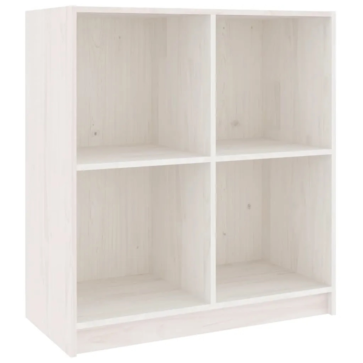 vidaXL Sideboard Weiß 70x33x76 cm Massivholz Kiefer 809949