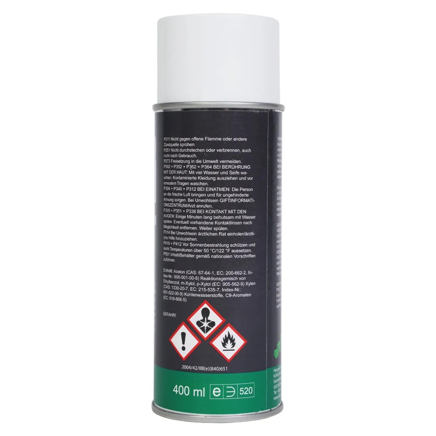 KOKA 12x Thermolack Schwarz Matt bis 650 Grad Celsius_2