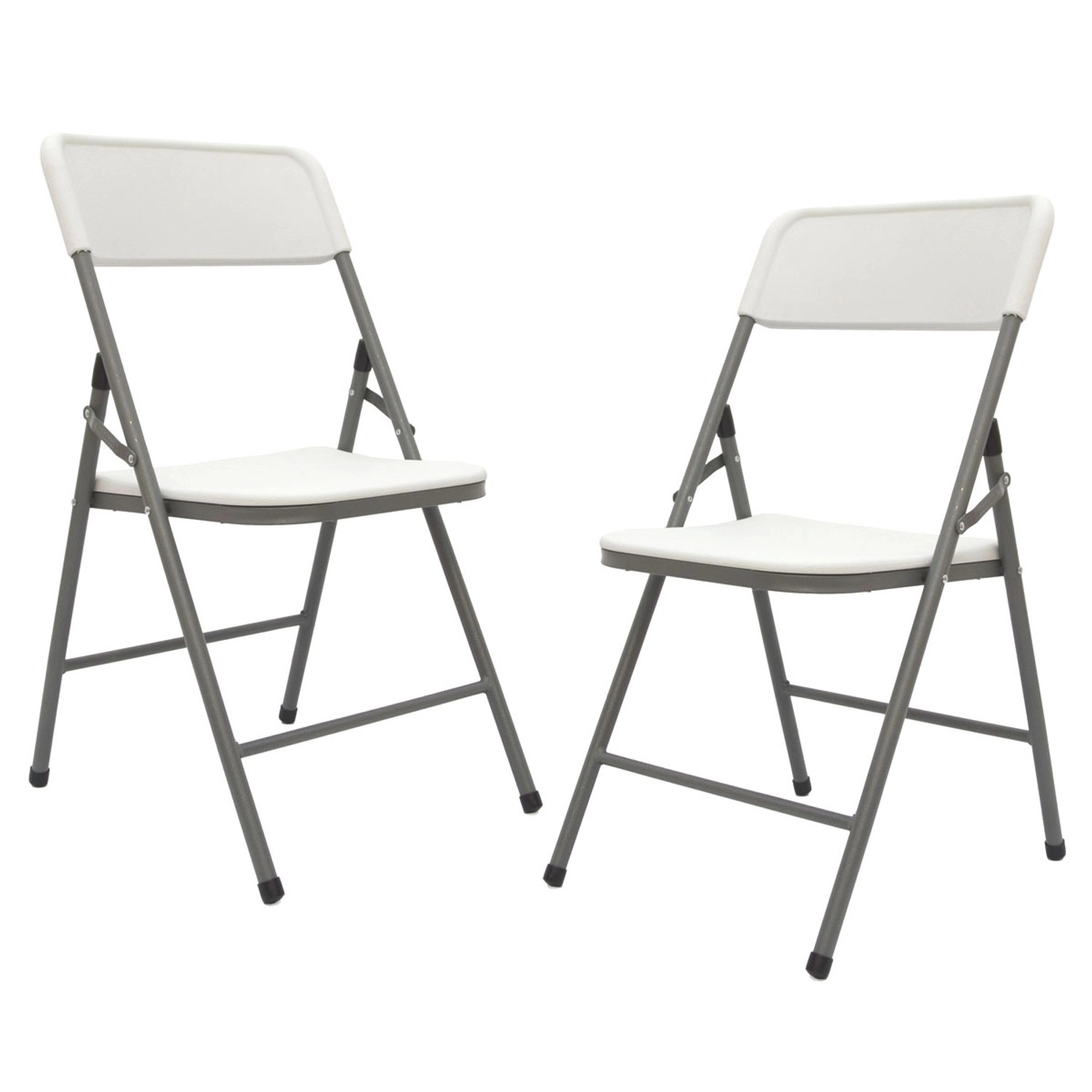 AMANKA Klappstühle 2er Set 50 x 46 x 835 cm bis 150 kg Belastbar - Weiss günstig online kaufen