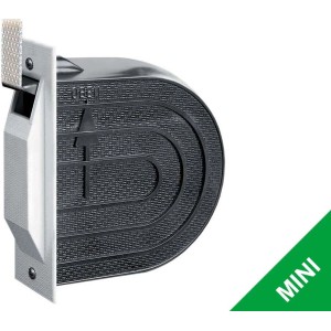 Schellenberg Einlasswickler-Set Mini, 118 mm, Weiß, mit Rollladengurt und Mauerkasten.