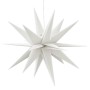 vidaXL LED-Weihnachtsstern Faltbar Weiß 57 cm 356188_7