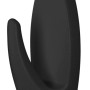 Tesa Powerstrips Klebehaken S Oval, schwarz, 3er-Set. Selbstklebend, für bis zu 1 kg.