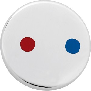 Indexpunkt für baliv Küchenarmatur KI-1050, verchromt mit rot-blauer Markierung.