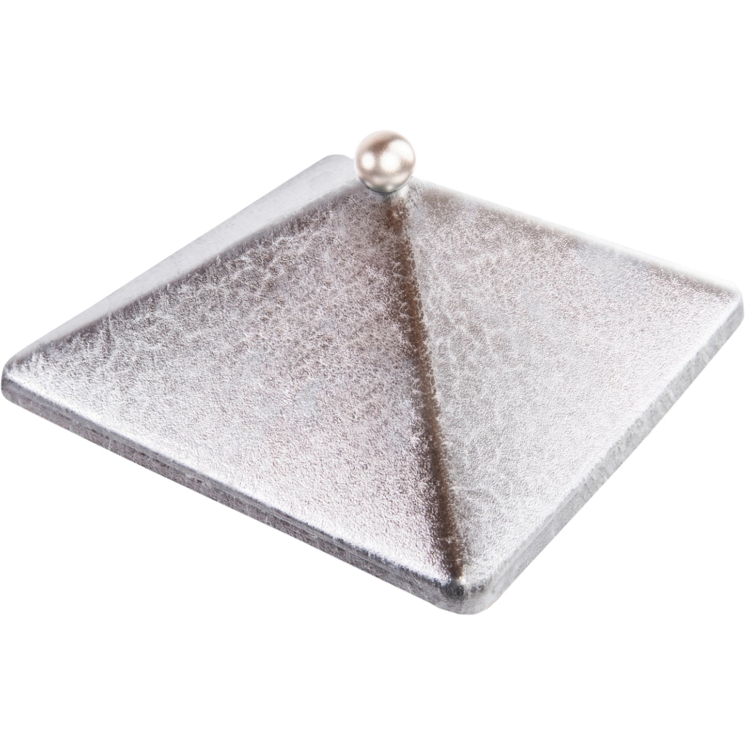 Gabiona Gabionen-Haube feuerverz Silbergrau eckig 10 x 22,5 x 22,5 cm