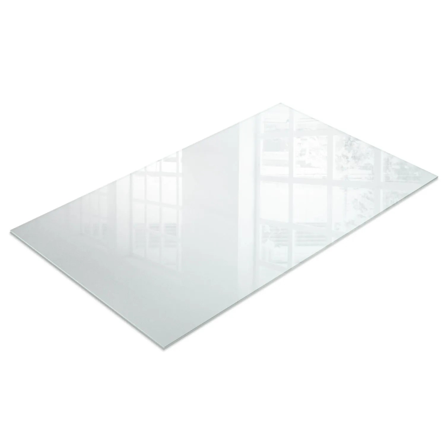 Tulup Tischplatte Gefrostete Glasplatte Gartentisch 100x60 cm Rechteckige Tischplatte aus Milchglas Glastischplatte Mattiert