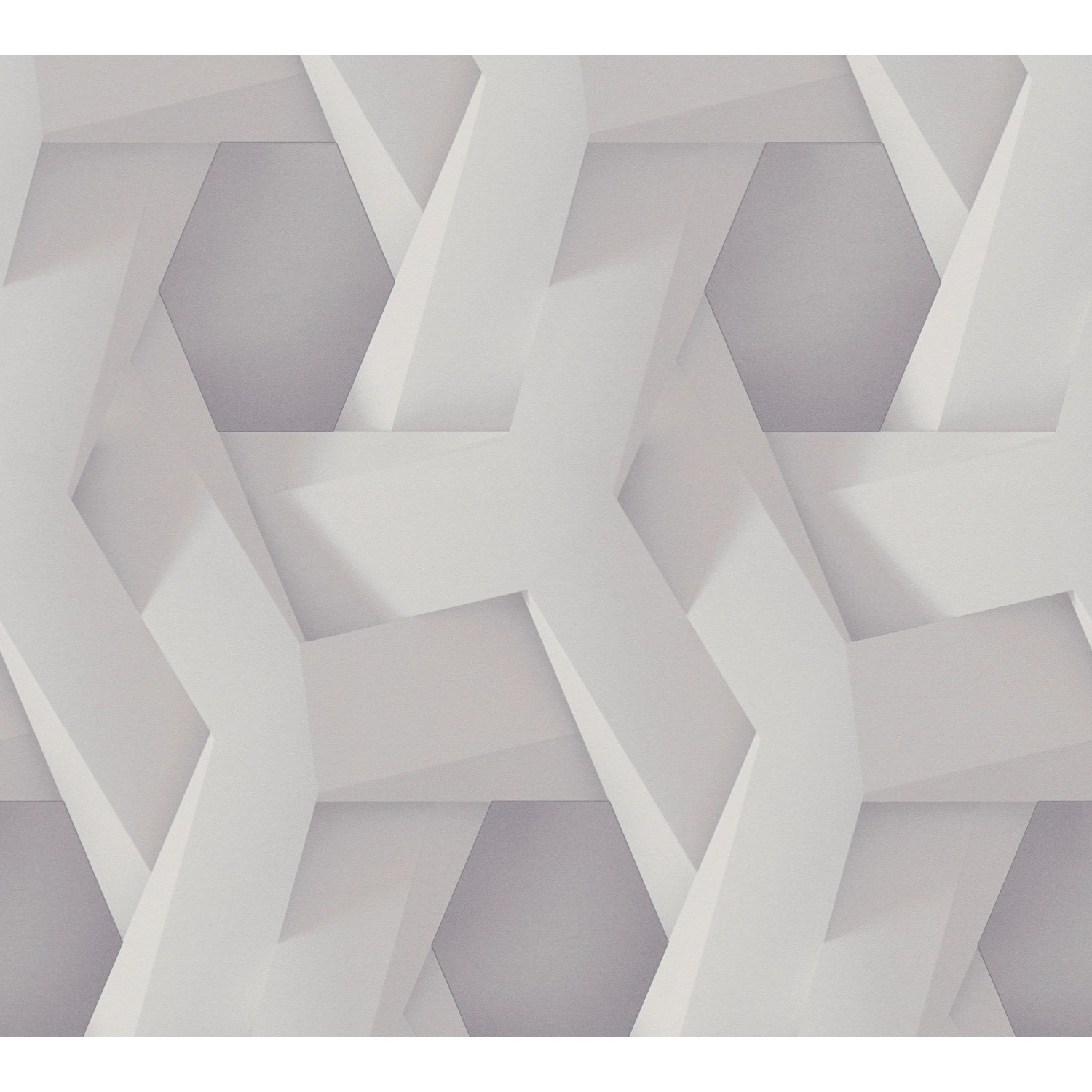 A.S. Création Vliestapete 3D Betonoptik Grau Weiß