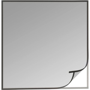 Windhager Fliegengitter Open-Up, anthrazit, 130x150cm, mit Klettband zum Öffnen und Schließen.