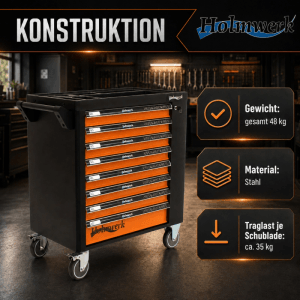 Holmwerk Werkstattwagen Profi Leer Orange