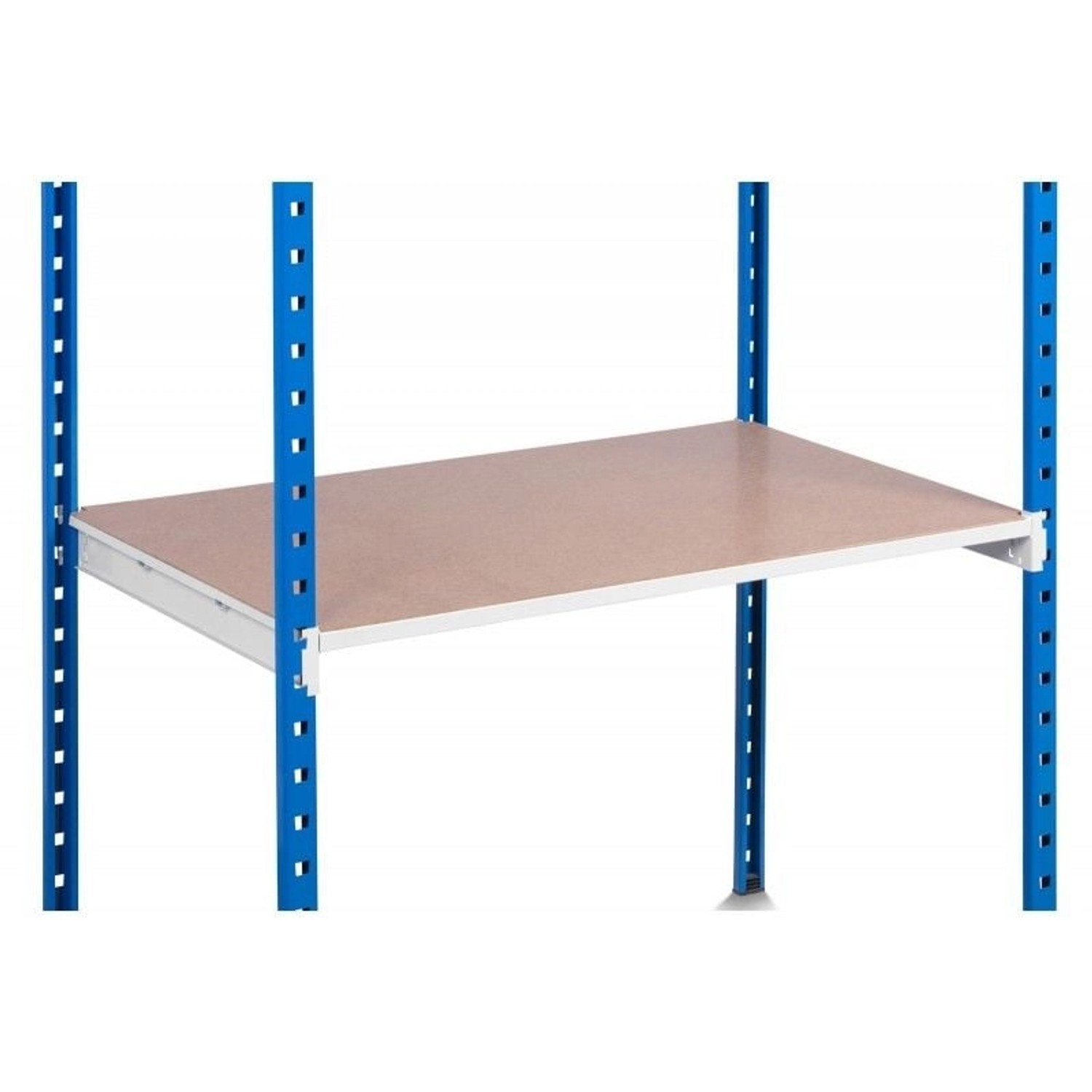 PROREGAL Fachbodenregal Maximus Pro mit Spanplatte, blau-lichtgrau, für Regale & Regalböden.