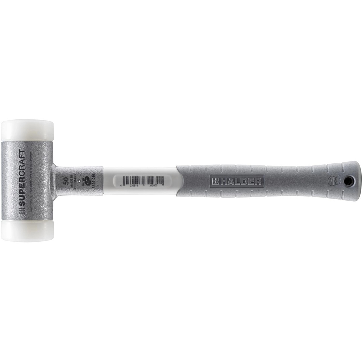 Halder Supercraft Schonhammer Ø 50 mm Rückschlagfrei mit 3-KomponentenStiel günstig online kaufen