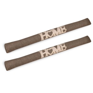 Beautissu Tuuli HE Zugluftstopper 8x120cm Braun 2tlg