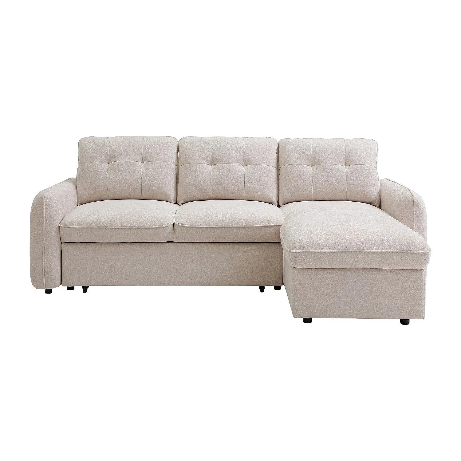 Vente-unique Schlafsofa Pobava Beige 236 cm