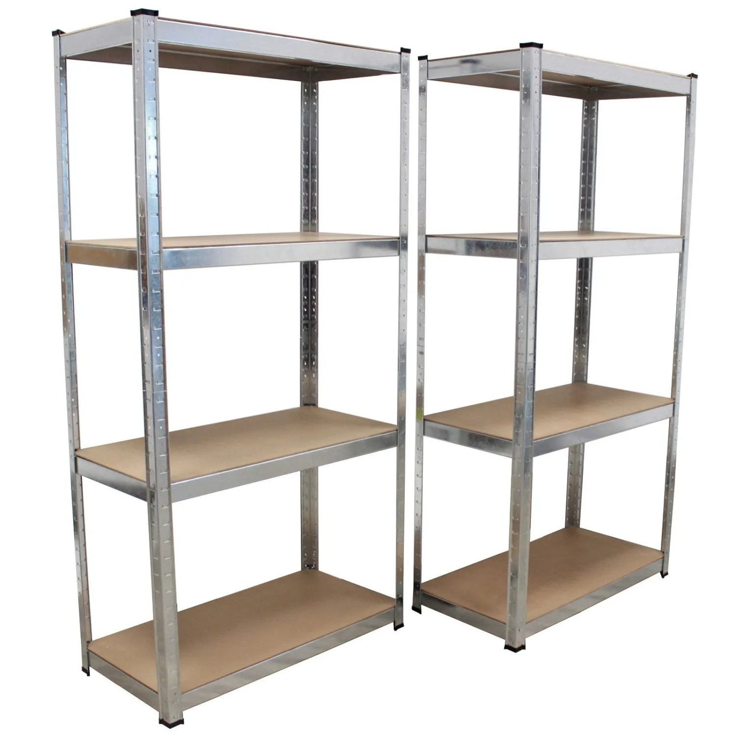 TRUTZHOLM Schwerlastregal 160x80x40 cm 2er Set