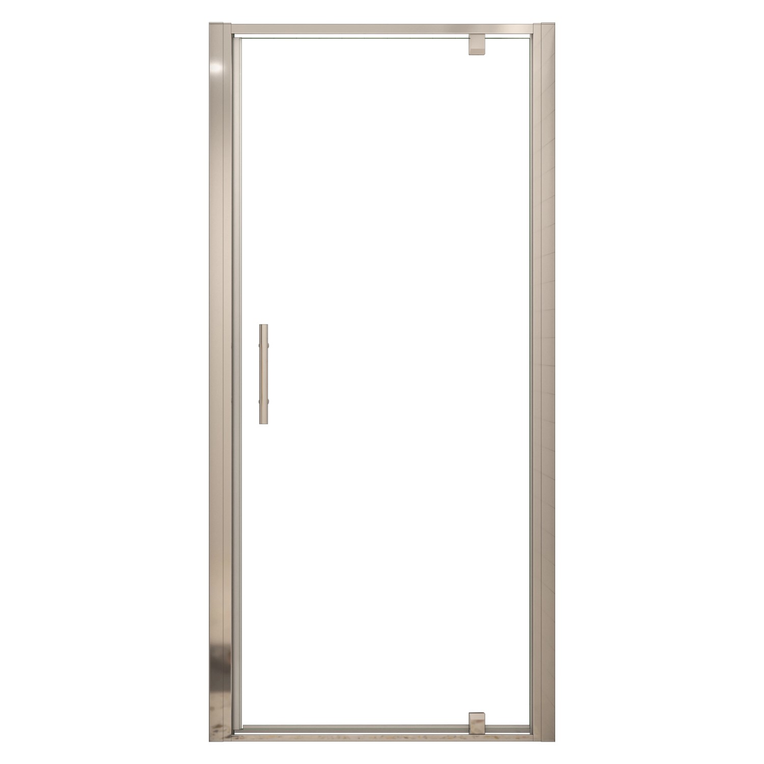 AICA 100x185cm Drehtür 5mm ESG Sicherheitsklarglas Duschabtrennung Dusche S günstig online kaufen