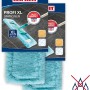 Leifheit Wischbezug Profi XL 2er Set, blauer Bezug zum Staubwischen für Reinigungsgeräte.