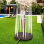 Braune CCLIFE Gartendusche mit Wasserfontäne im Garten. Outdoor Dusche für Erfrischung.