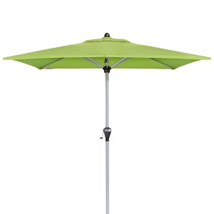 Doppler Marktschirm Active, 210x140 cm, Fresh Green mit Kurbel. Sonnenschirm für Garten und Balkon.