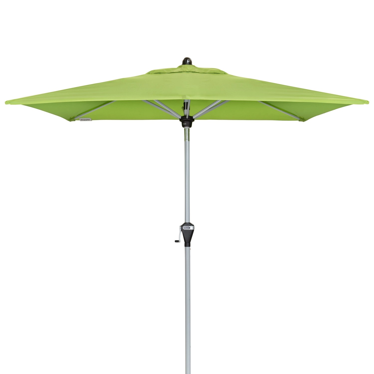 Doppler Marktschirm Active 210 cm x 140 cm Natur mit Kurbelmechanik günstig online kaufen