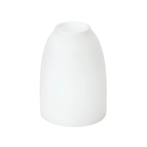 Orion Lightstyle Ersatzglas Lampenschirm E14 aus opalweißem Mattglas. Zylindrische Form, Ø 78 mm, für sanftes Raumlicht.