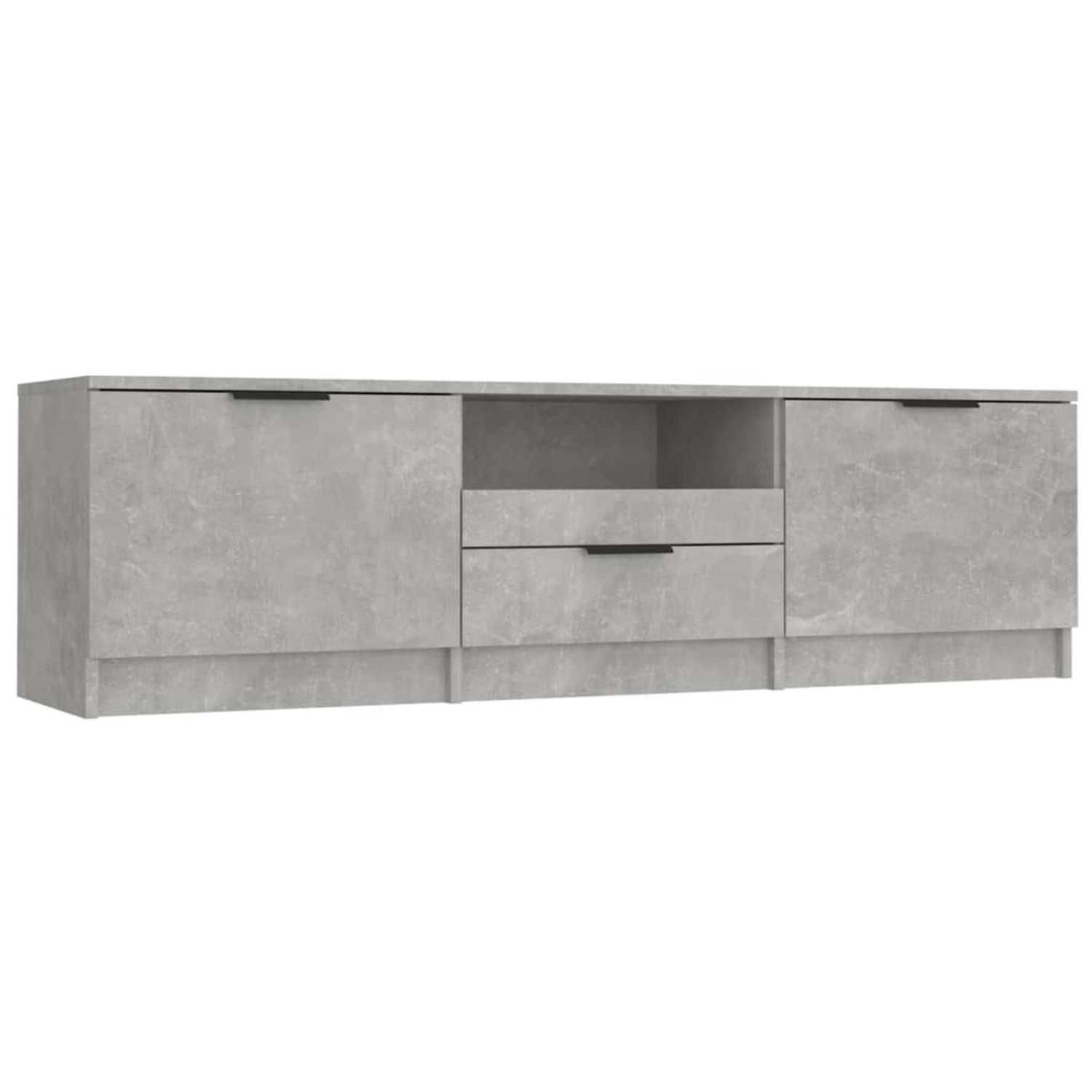 VidaXL TV-Schrank Betongrau 140x35x40 cm Holzwerkstoff günstig online kaufen