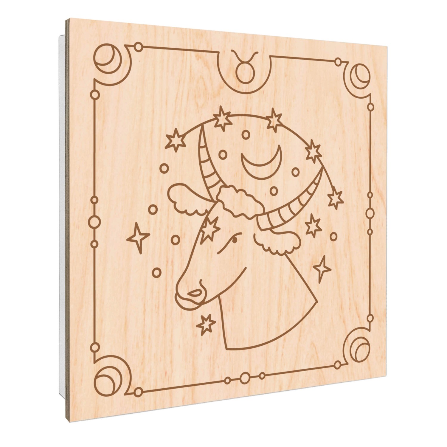 Banjado Großer Schlüsselbox Holz 30x30cm Weiß Scharnier Rechts 50 Haken Sch günstig online kaufen