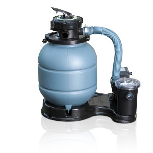 Gre Sandfilteranlage Ø 320 mm mit Vorfilter in Blau für Pools.