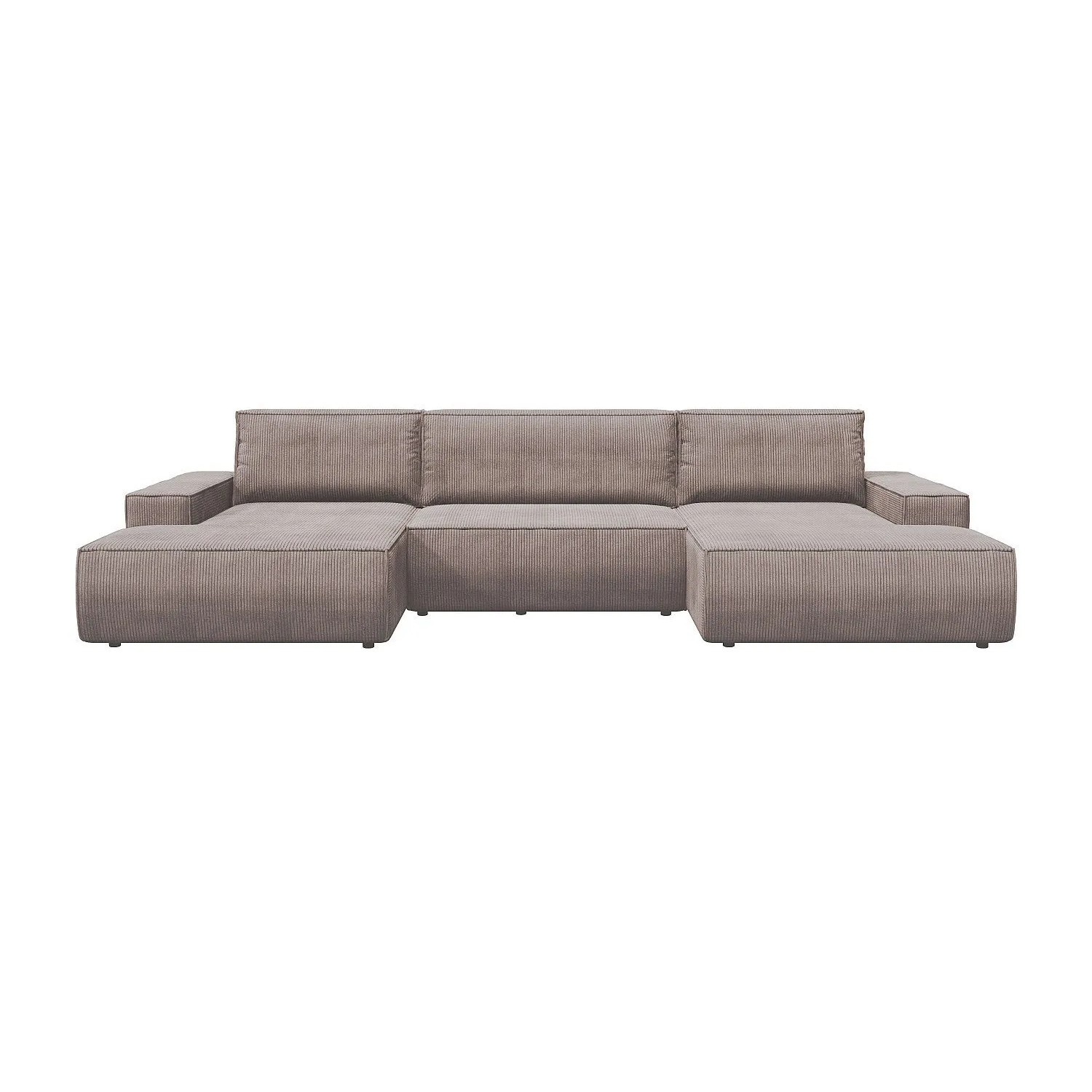 Vente-unique Schlafsofa Amelia Malve 358 cm