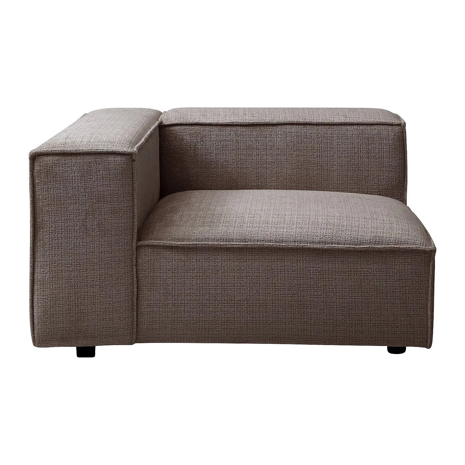Vente-unique Sessel Mit Gerader Rückenlehne Ruzolo Taupe 121 cm