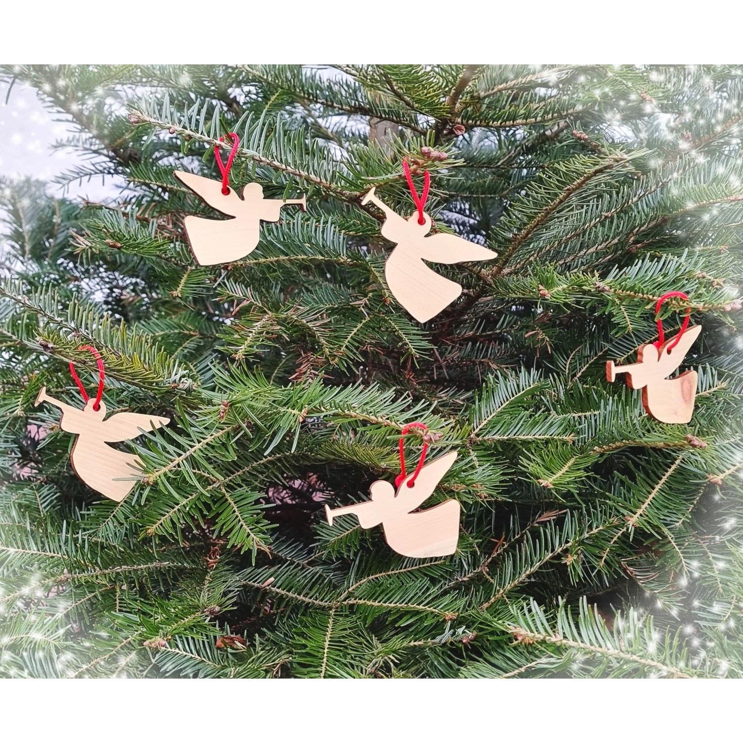 Erst-Holz Christbaumschmuck Holzschmuck Deko Schneeflocke_3