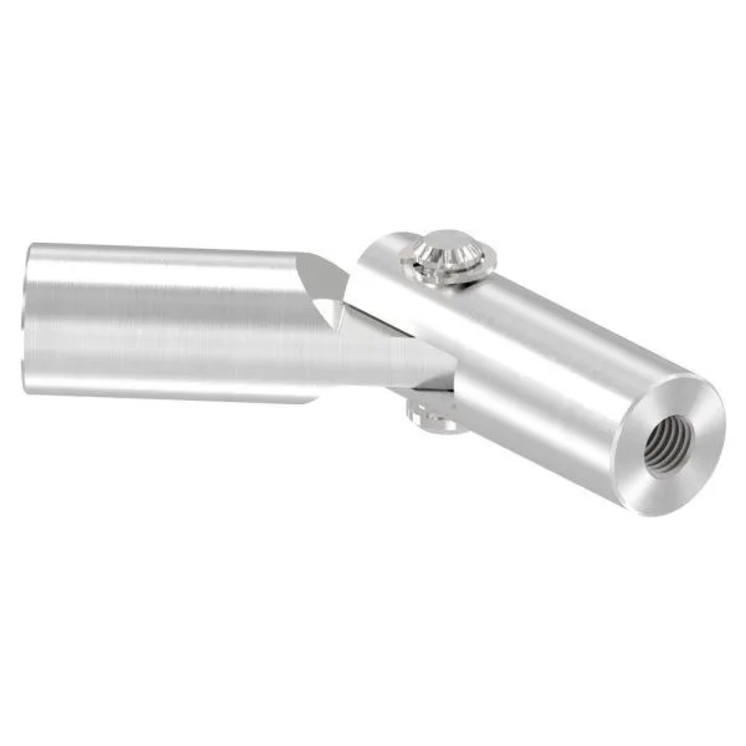 FeNau Gelenk Zu Wandhalter Edelstahl V2A 2x M10 Gewinde Geschliffen Korn 240