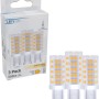 3er-Set G9 LED-Leuchtmittel SMD Kapsel, 4,7W, 550lm, warmweißes Licht.