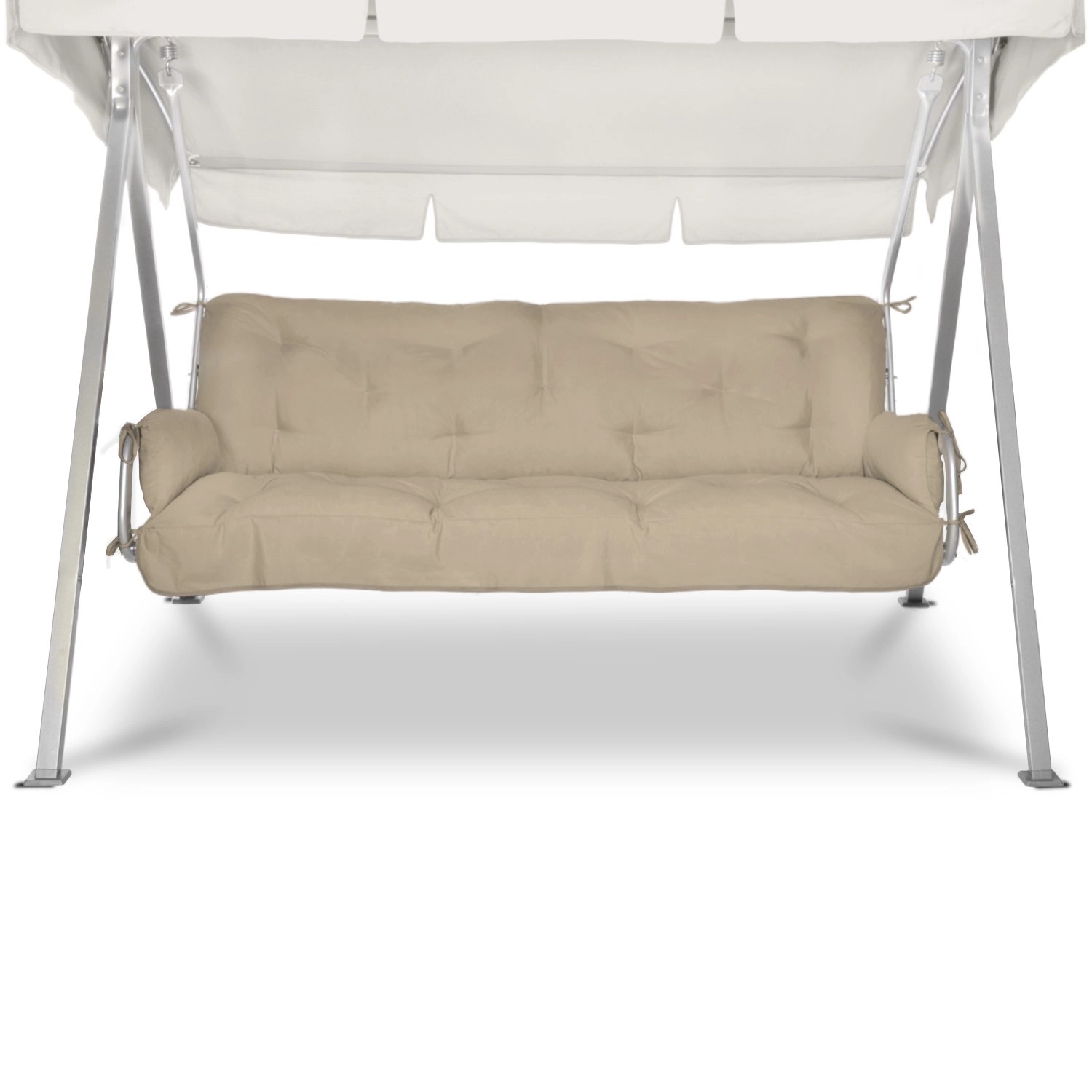 Beautissu Flair HS Hollywoodschaukelauflage 180x50x8cm Natur günstig online kaufen