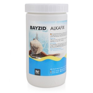 Bayzid Alkafix 1kg zur Anhebung der Alkalinität (TA) im Poolwasser.