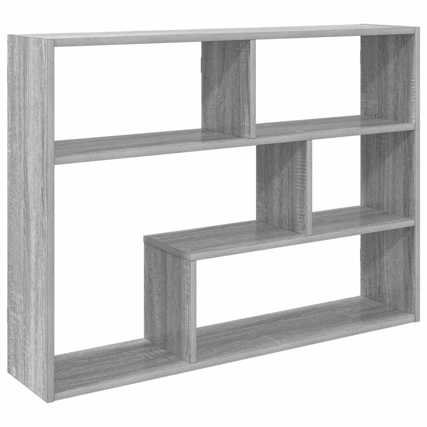 vidaXL Wandregal Wandhalterung Grau Sonoma 95 x 20 x 69,5 cm 8012145