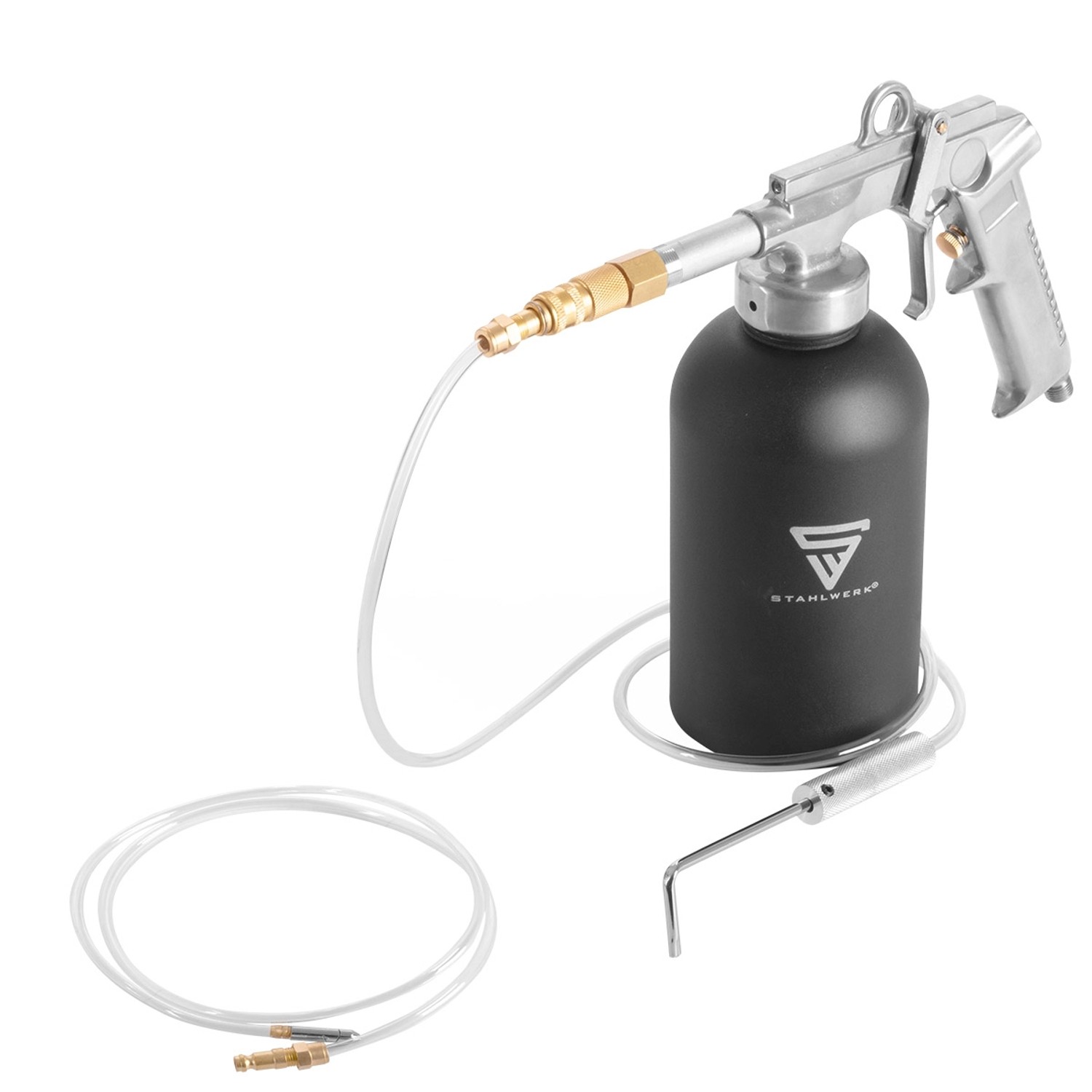 STAHLWERK Druckbecherpistole 1100 ml 4-6 Bar Hohlraumpistole Druckluftpisto günstig online kaufen