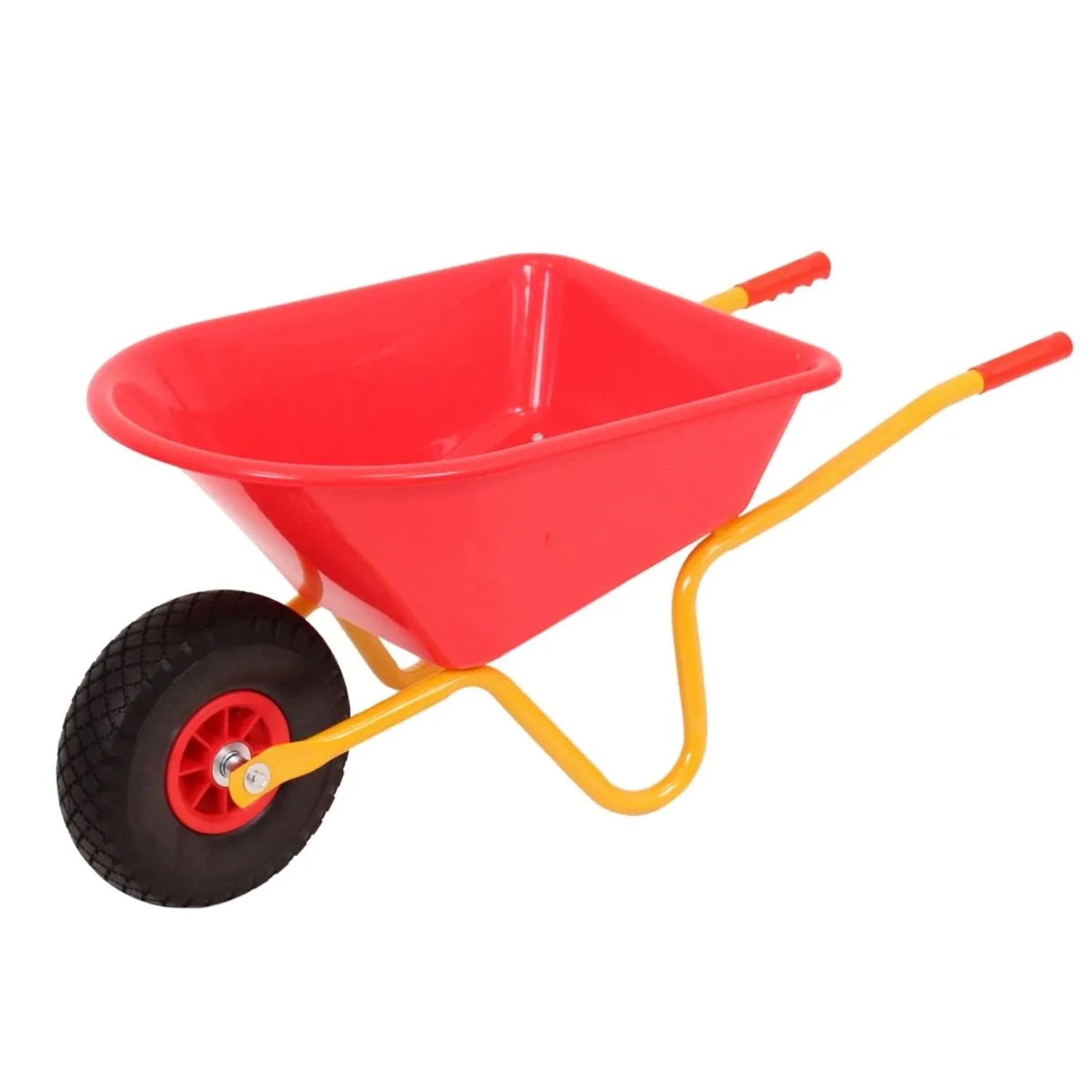 Galaflor - Kinderschubkarre Rot Kunststoff Garten Schubkarre für Kinder Gartenspielzeug