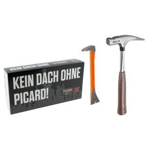 Picard x DACHKRONE Set 2 Picard Latthammer Nr. 298 Geraut und BlackGiant Utility Bar 250mm