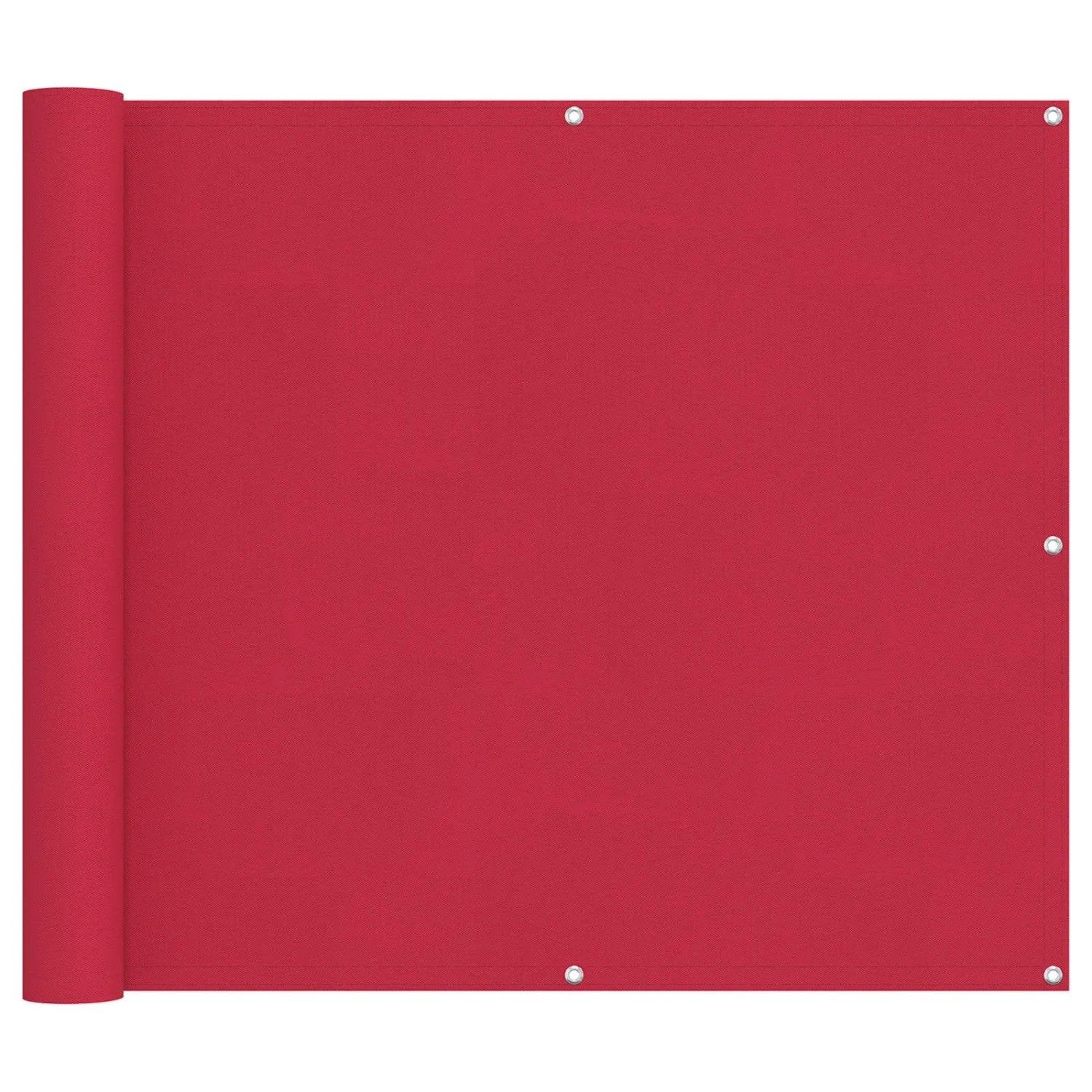 vidaXL Balkonsichtschutz Bordeauxrot 90 x 200 cm Oxford-Stoff 42030892