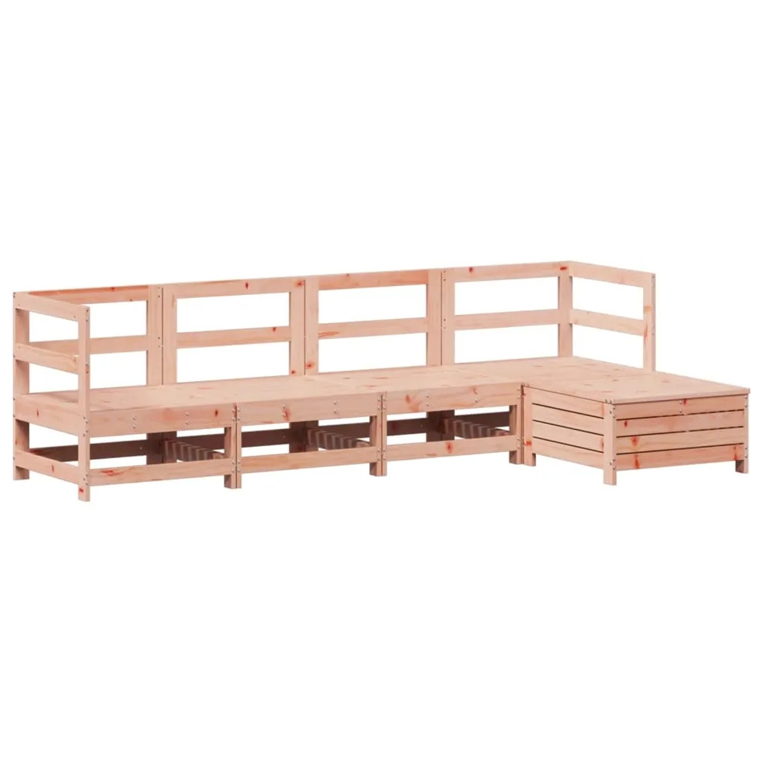 vidaXL 5-Tlg Garten-Sofagarnitur Massivholz Douglasie 3250838