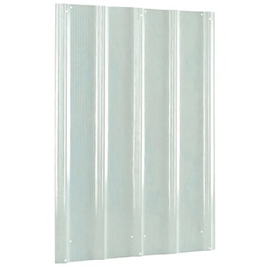 Globel Dachpaneel Skylight 1, blickdicht, für Gartenhaus-Zubehör. Transluzente Kunststoffplatte.